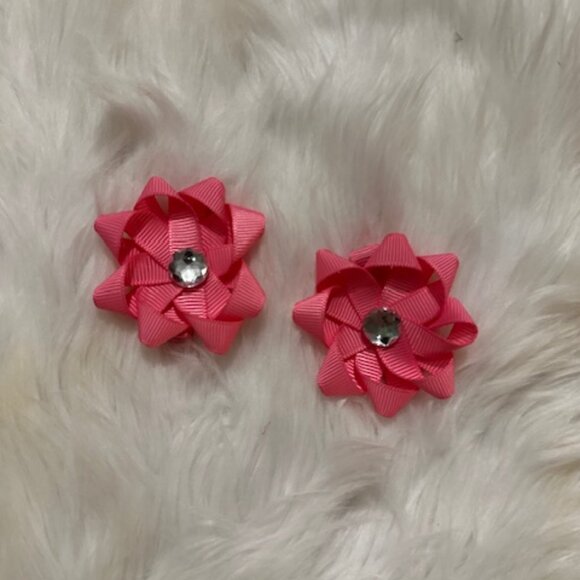 Bundle (8) of 3" Ribbon Flower Bows - Picture 7 of 9